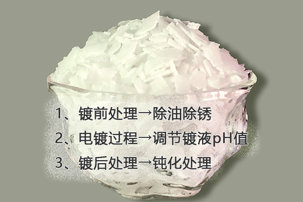 氫氧化鈉在電鍍行業(yè)有哪些作用和用途？